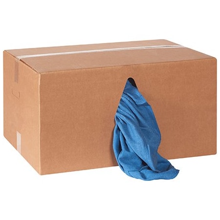 Bsc Preferred Box of Huck Towels - 16 x 25'', Blue, 130PK BUY00038772